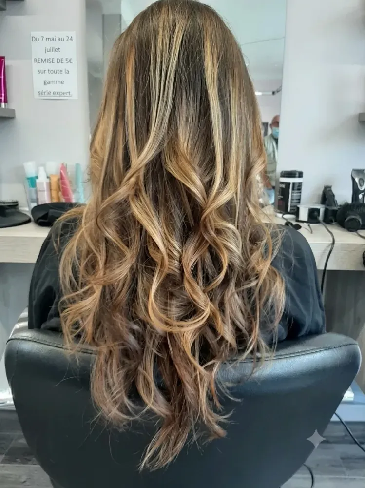 Balayage cheveux femme