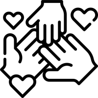 pictogramme mains famille